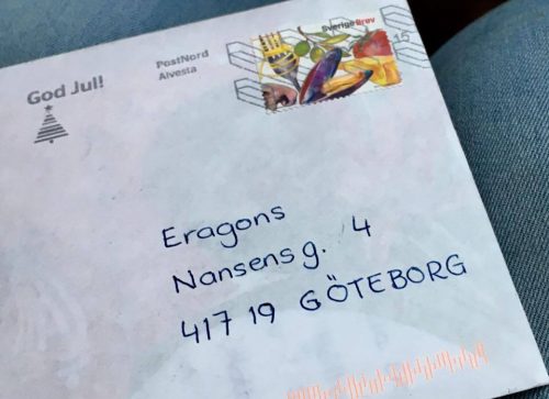 Ibland får vi brev från de som flyttat. Detta är från Seven och han bor i Småland numera.